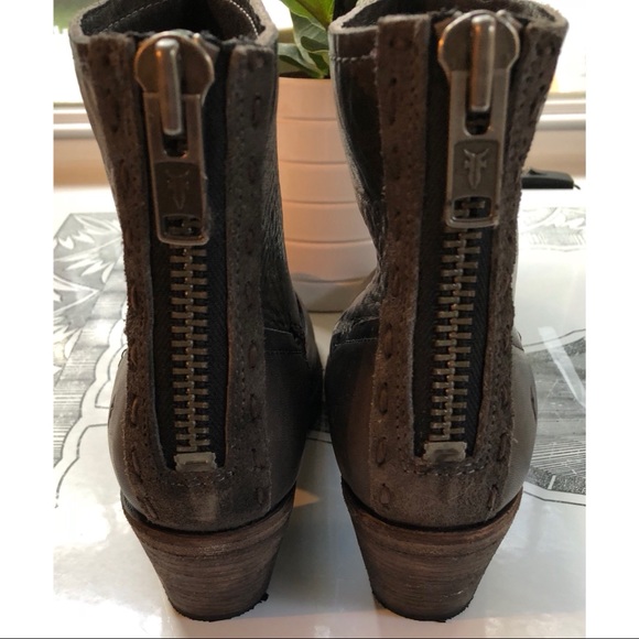 🌅NWOT Frye LESLIE ARTISAN SHORT BOOTIE - Picture 5 of 7